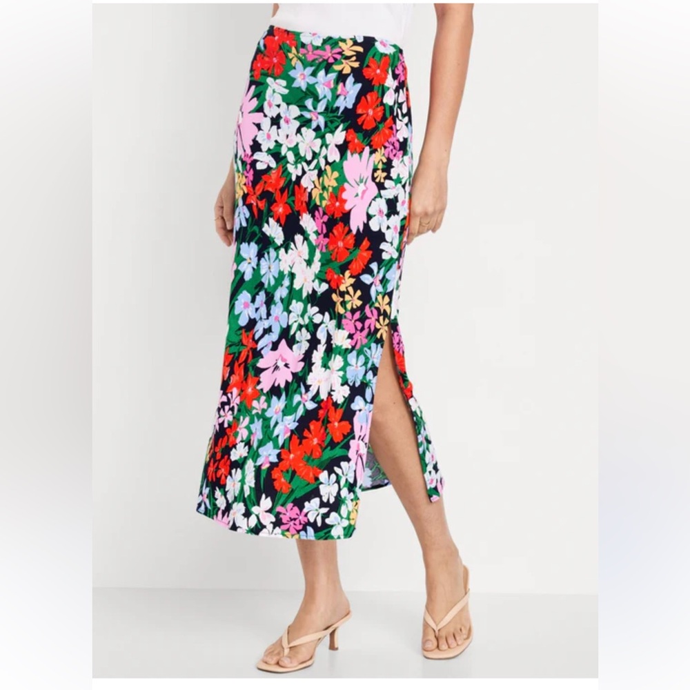 Old Navy high waisted midi skirt size xl